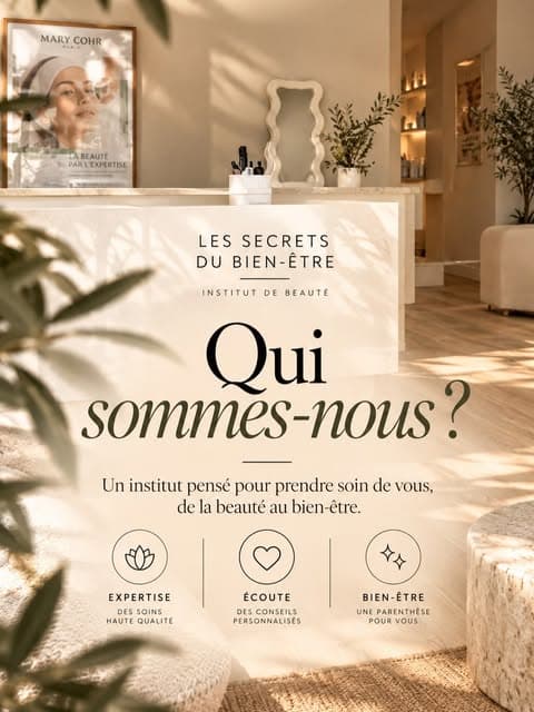 Publication Les Secrets du bien-être : présentation de l’institut